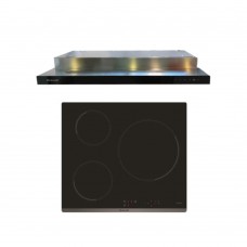 (Bundle) Brandt AI1790X Built-in Extractor Hob + BPI6314B Induction Hob